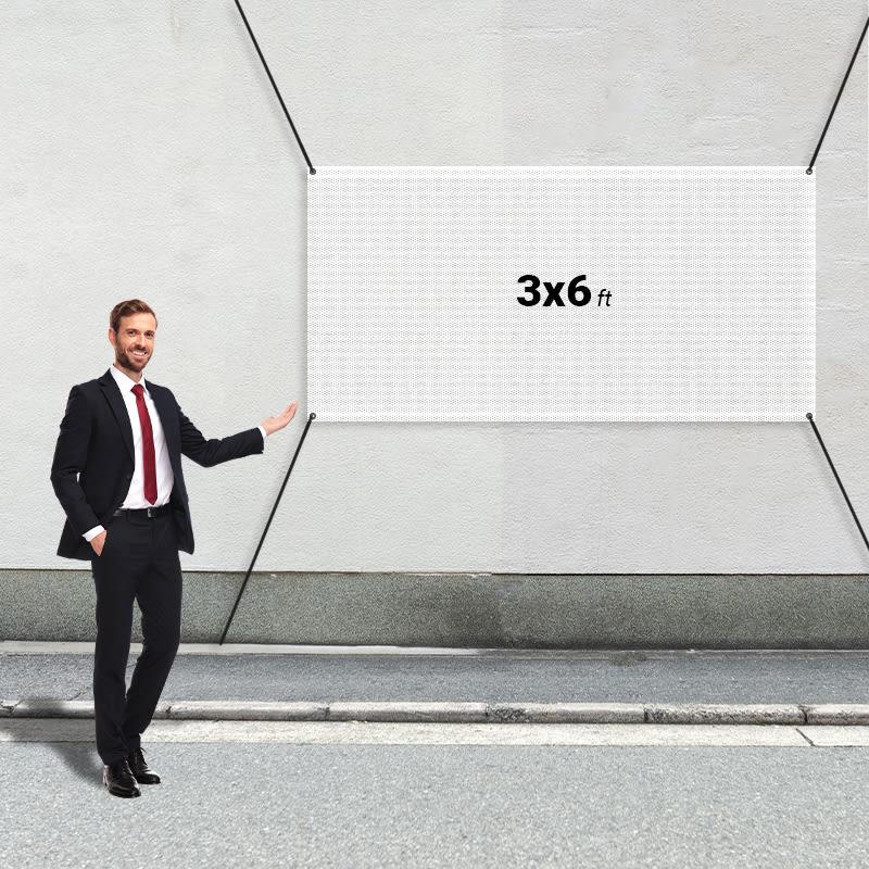 Custom 3' X 6' Mesh Banners 11
