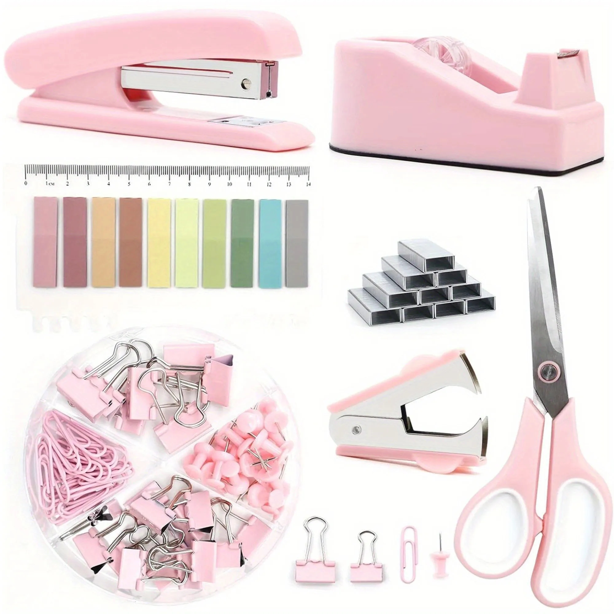 Popular Pastel Color Office Stationery Complete Set 1