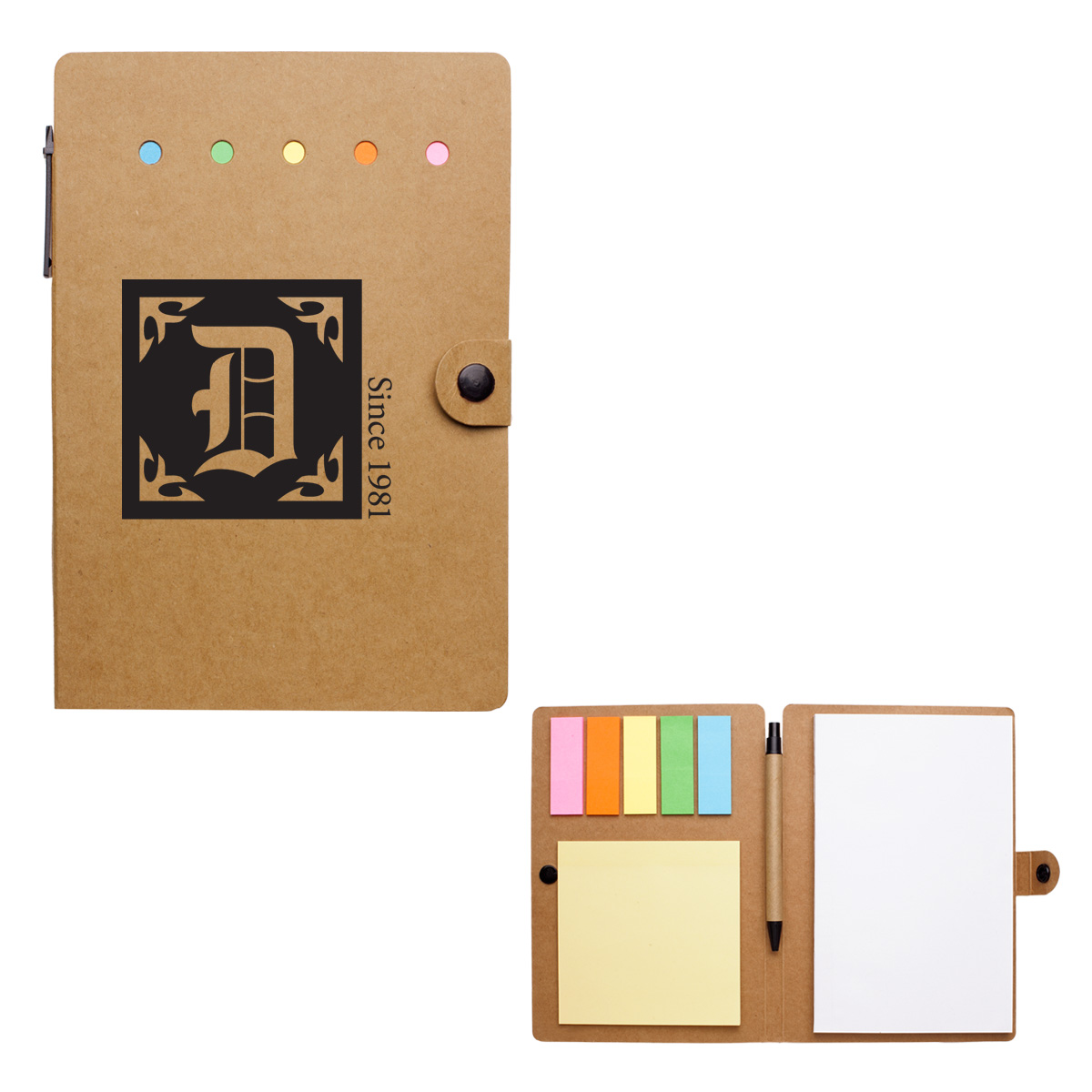 Large Snap Notebook With Desk Essentials 5