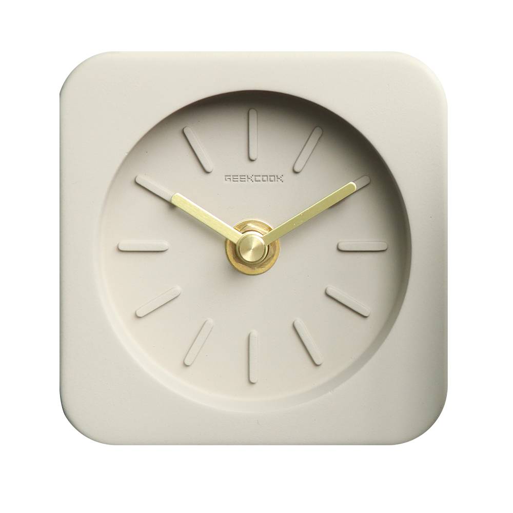Minimalist Square Table Clock Ornaments 7