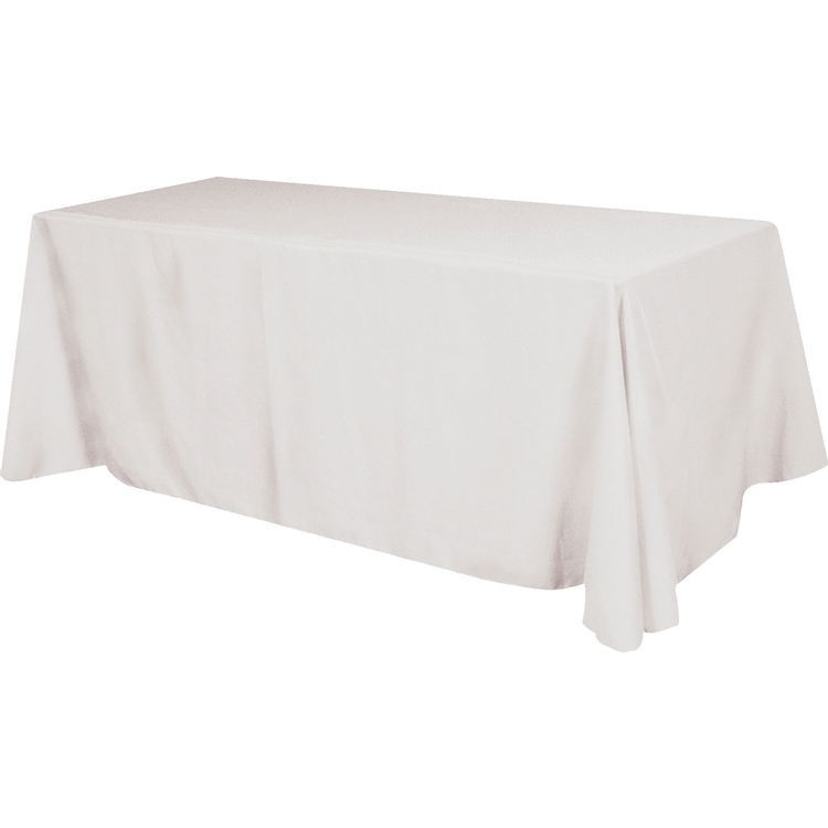 All Over Full Color Dye Sub Table Cover - flat poly 4-sided, fits 6' table 1