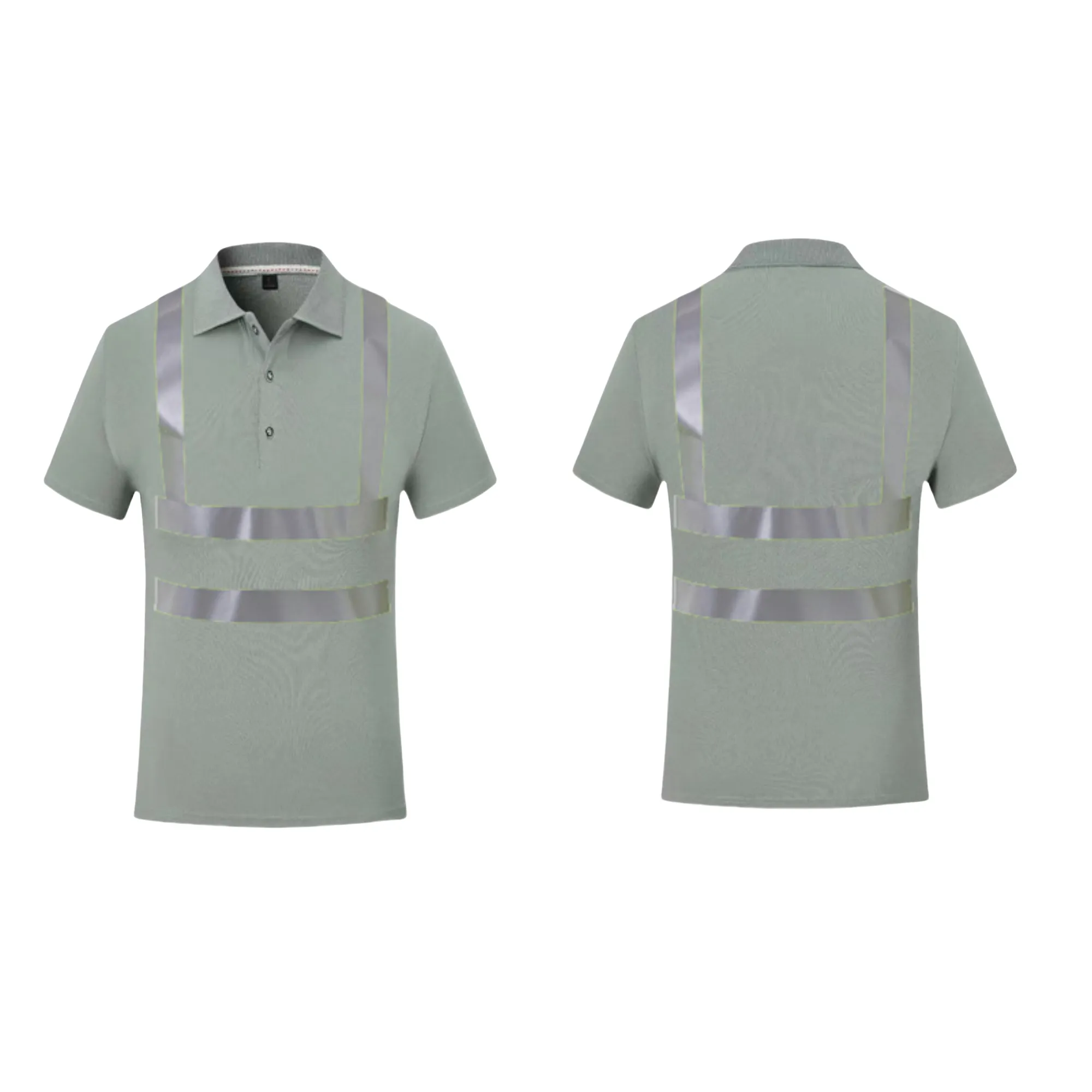 High-Visibility Polo Shirts With Reflective Strips 5
