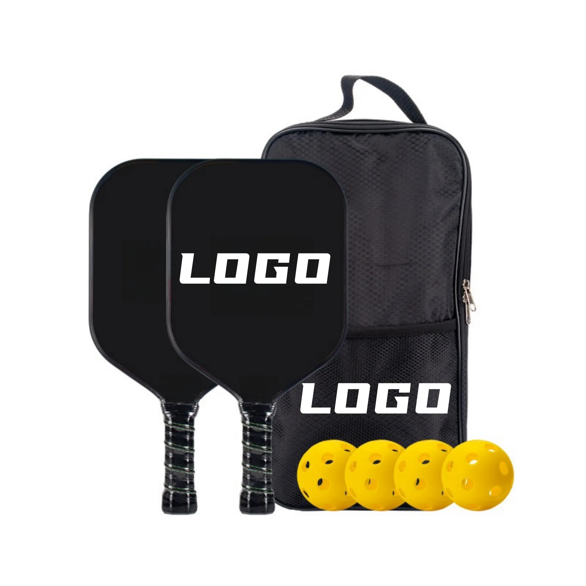 Pickleball Paddle and Ball Set Custom 2