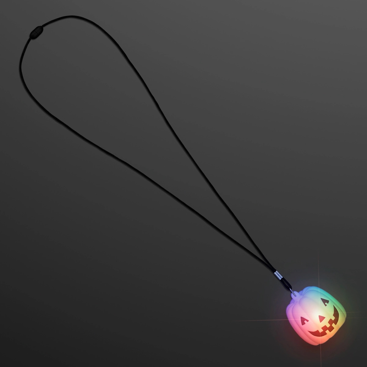 Color Change Deco Pumpkin Light Necklace 5