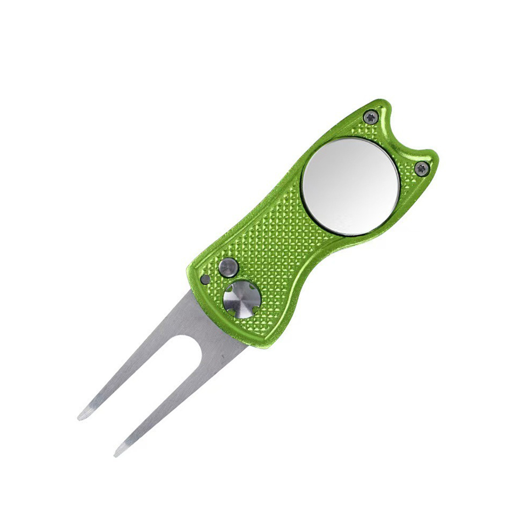 Metal Foldable Golf Divot Tool Magnetic Marker 5