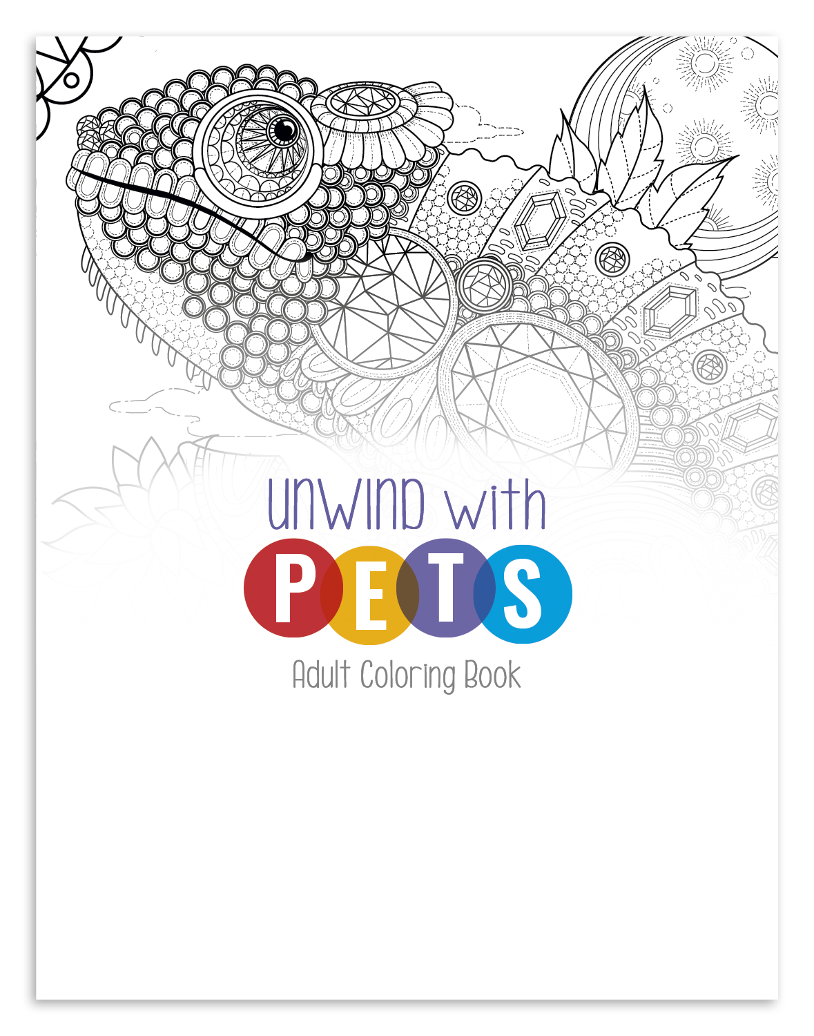 Good Value™ Unwind with Pets Adult Coloring Book 4
