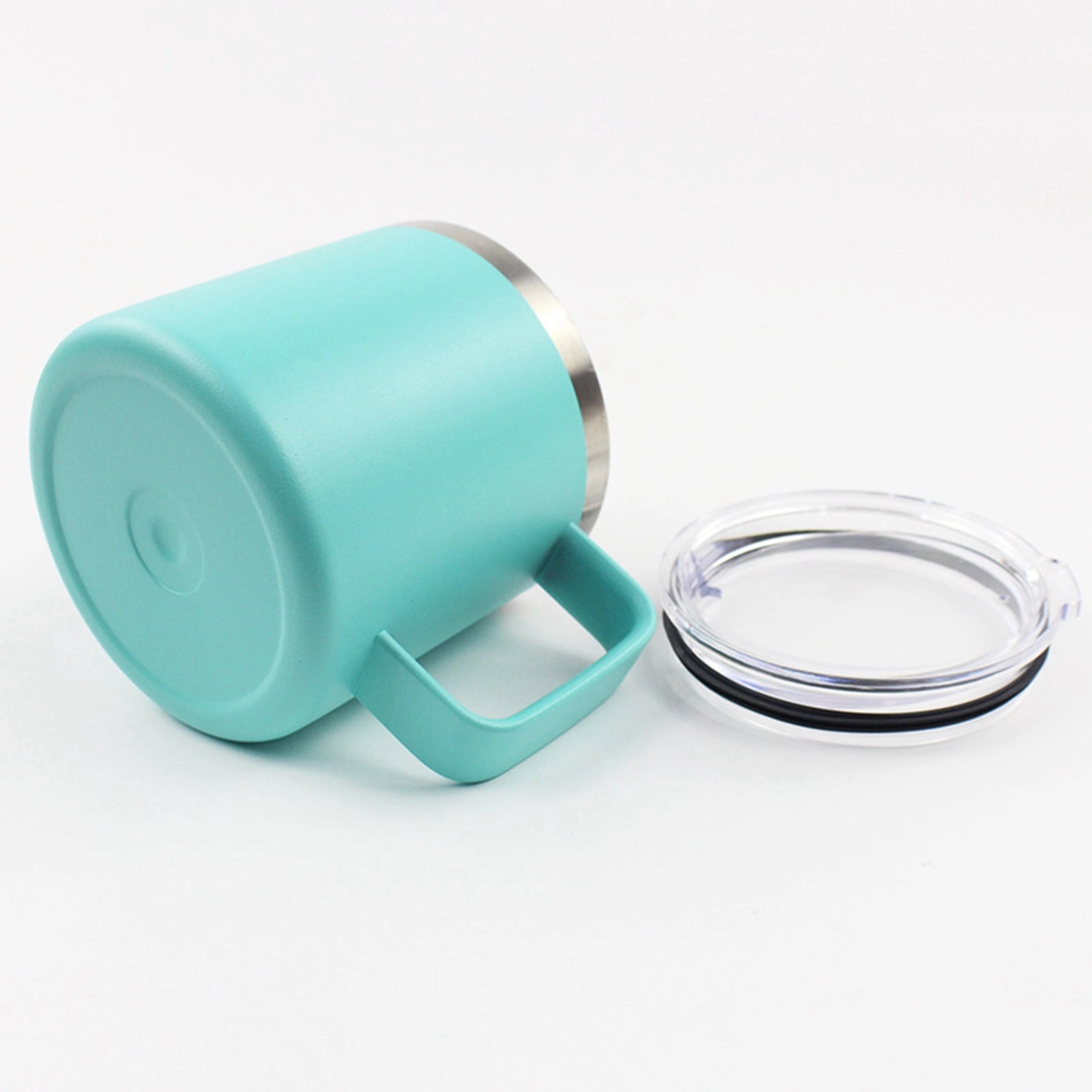 14 oz Stainless Steel Cup with Handle 8
