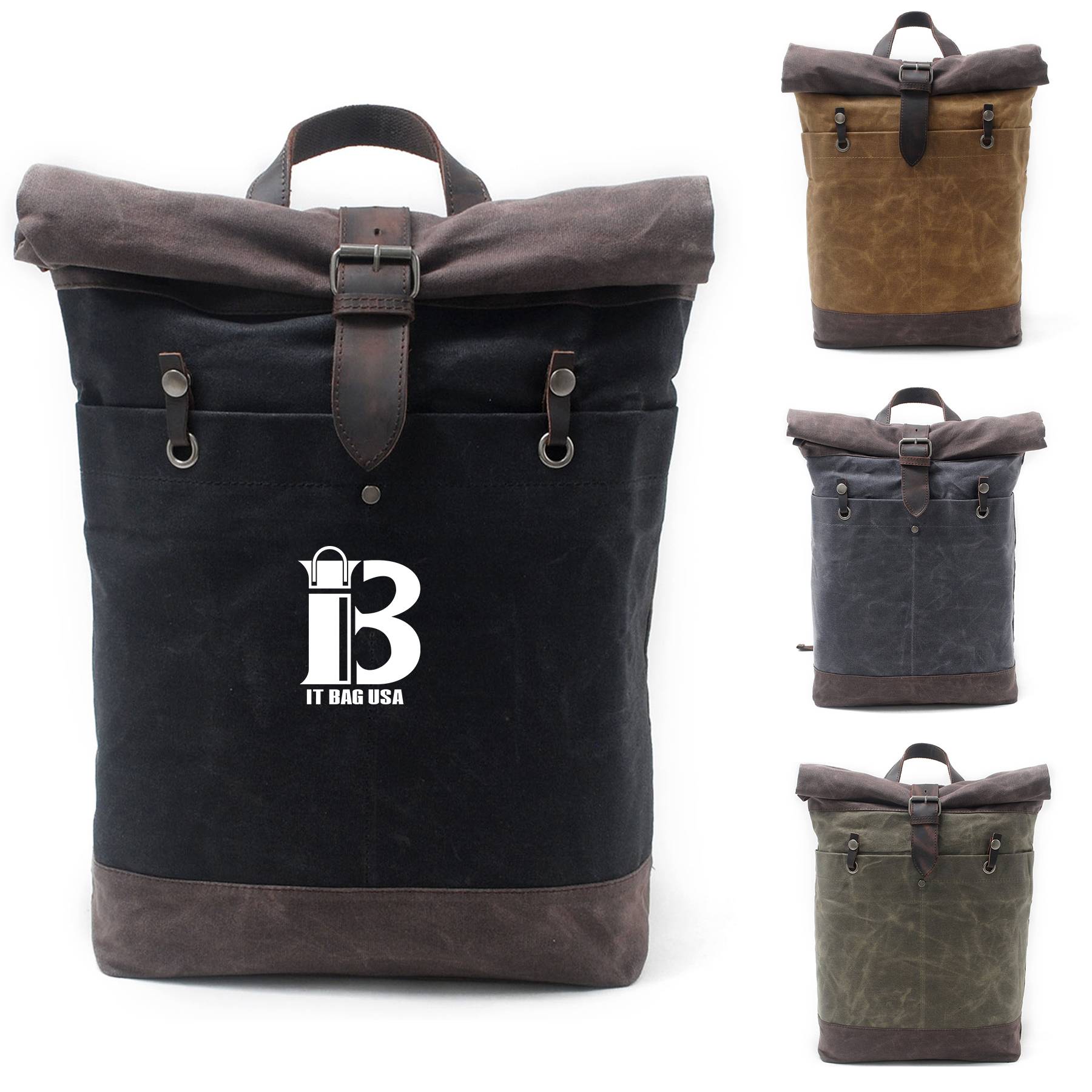 Canvas Multi Color Outdoor TravelBatik Backpack 2