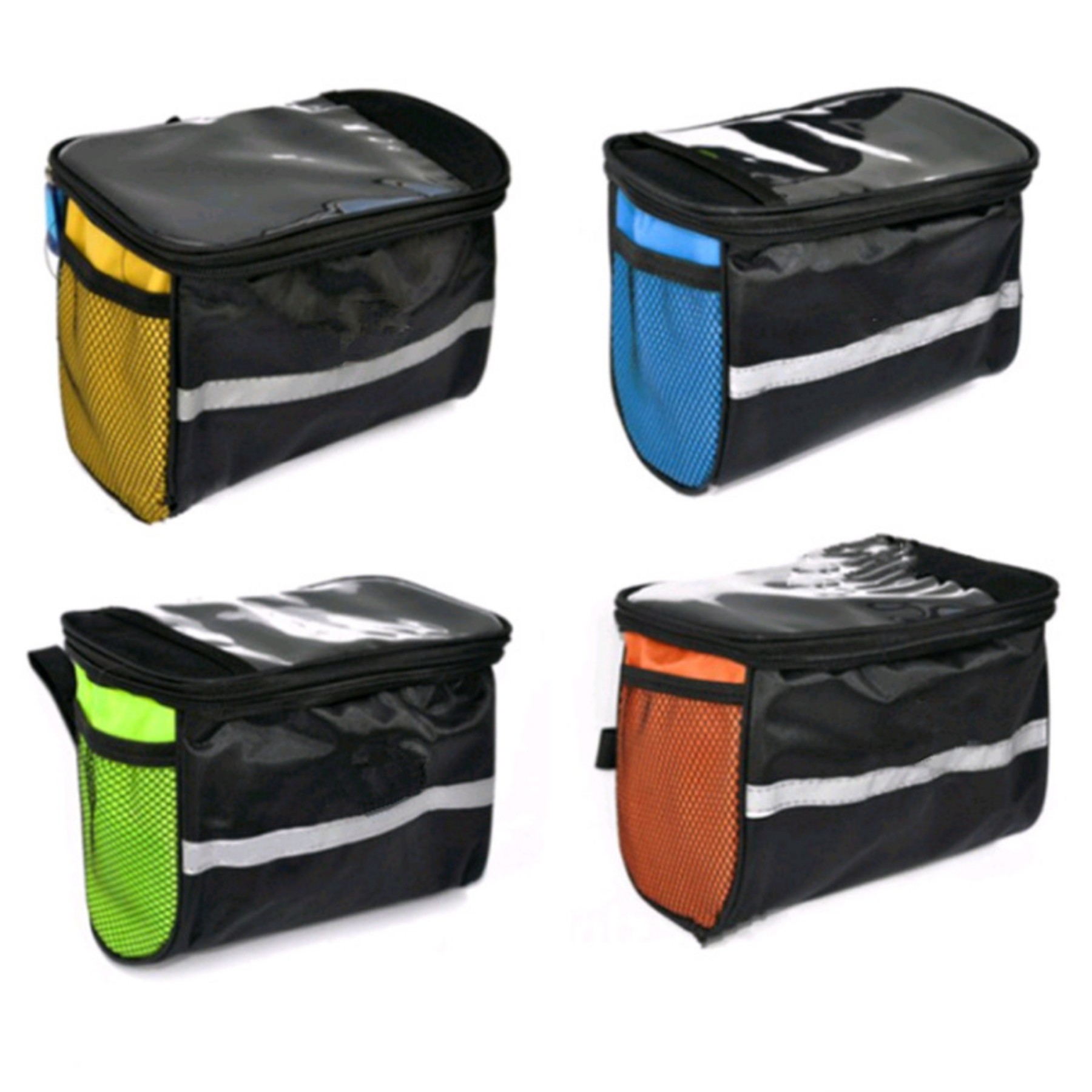 Bicycle Saddle Bag With Reflective Stripe 4