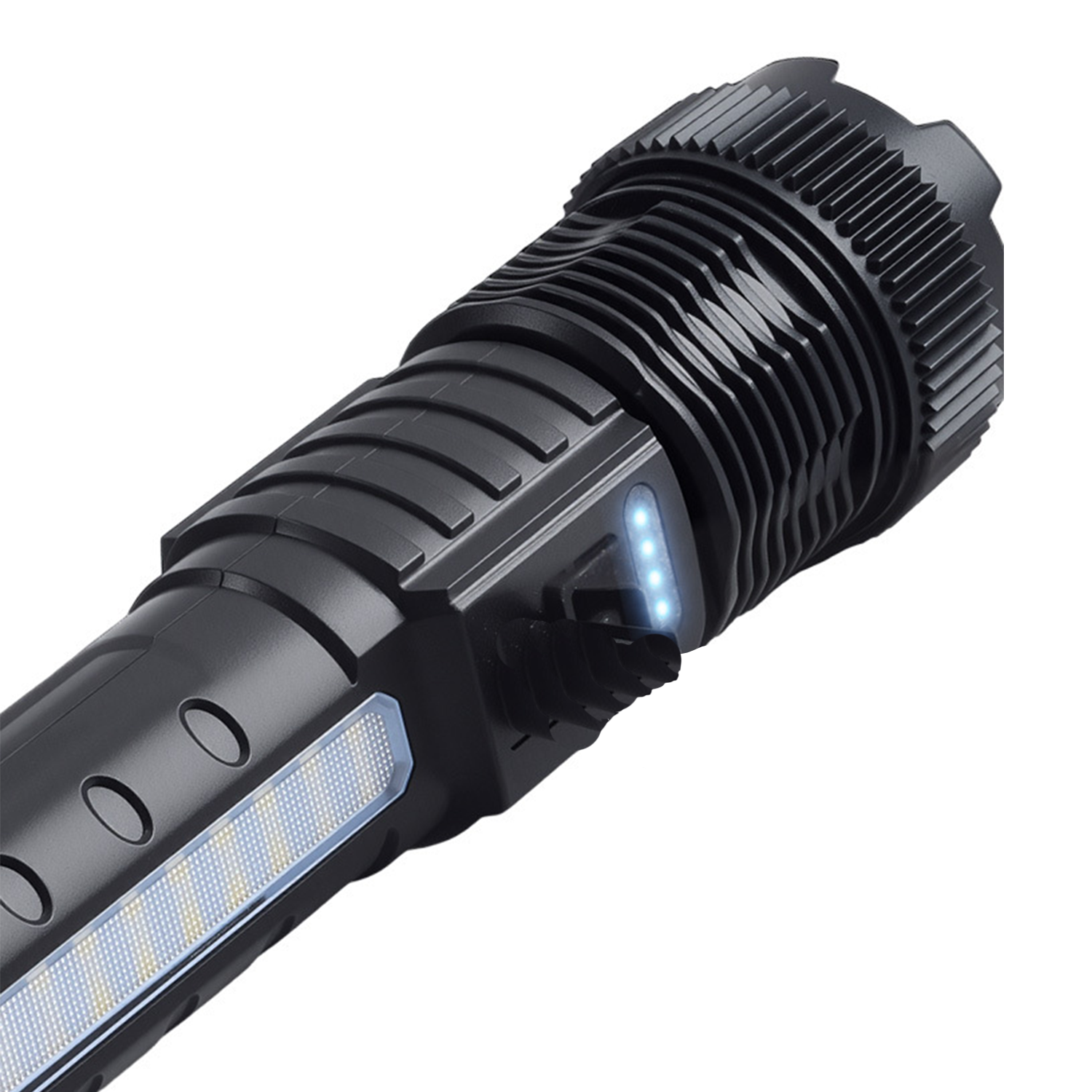 USB-C Waterproof Tactical COB Zoom Flashlight for Outdoors 5