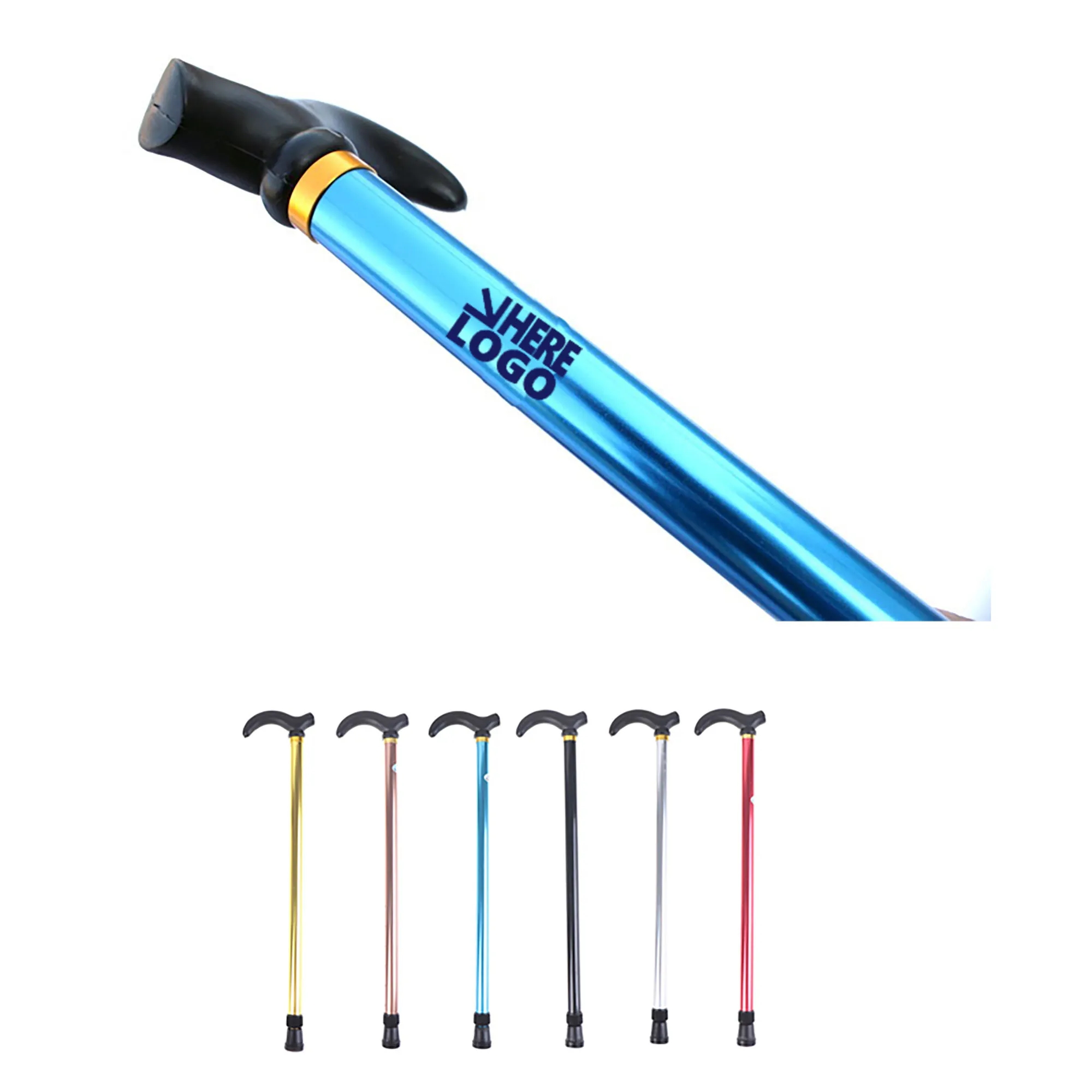 Aluminum Alloy Retractable Walking Stick 3
