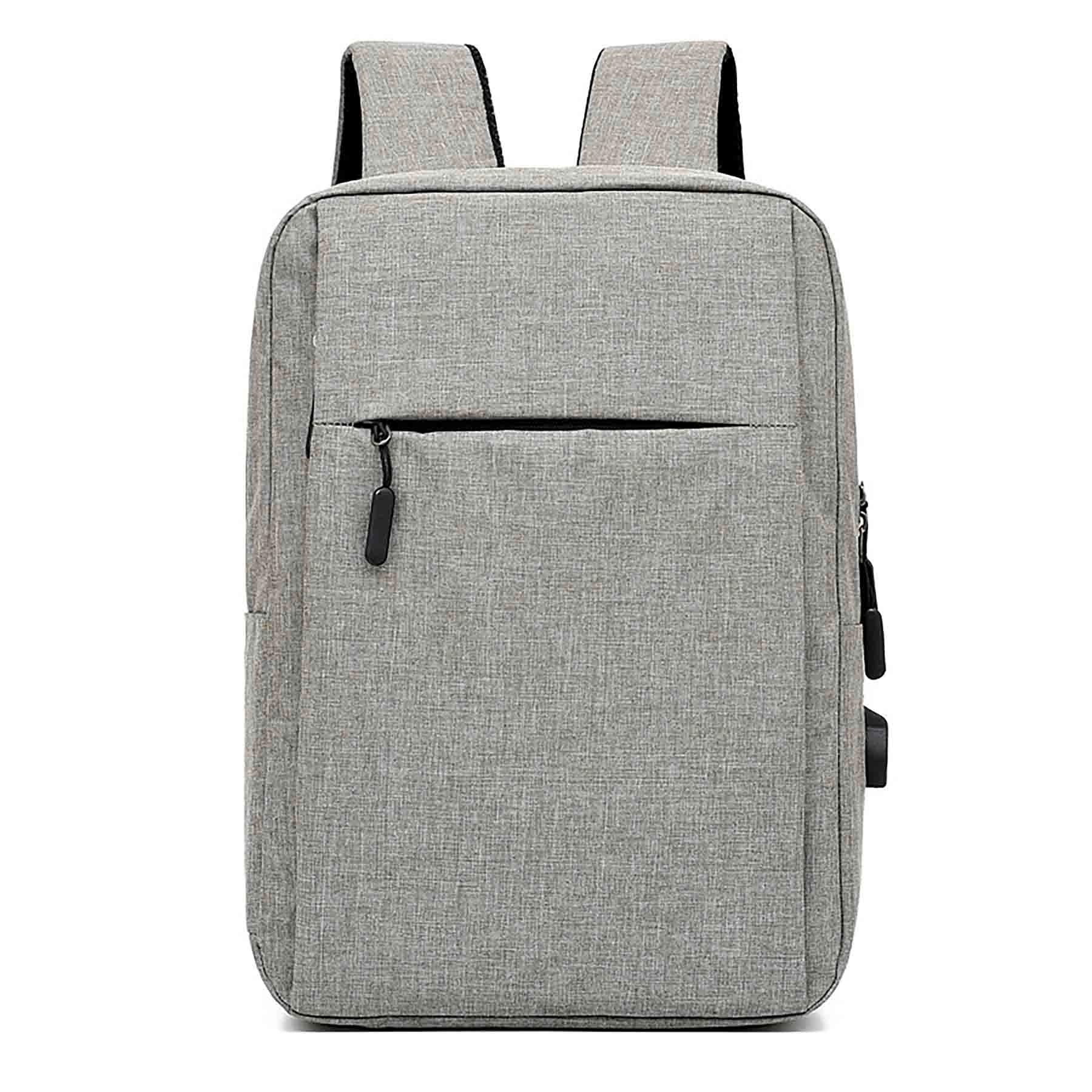 Water Resistant Laptop Backpack With Usb Charging Port 3