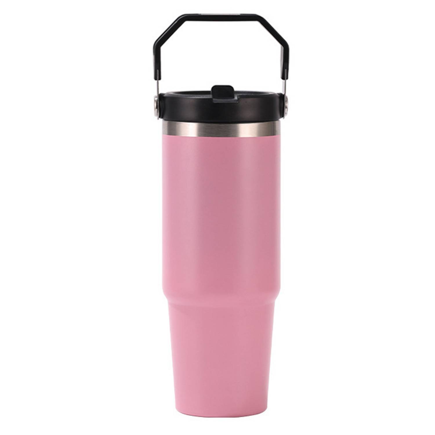 20oz Portable Stainless Steel Insulated Cup w/ Straw 9
