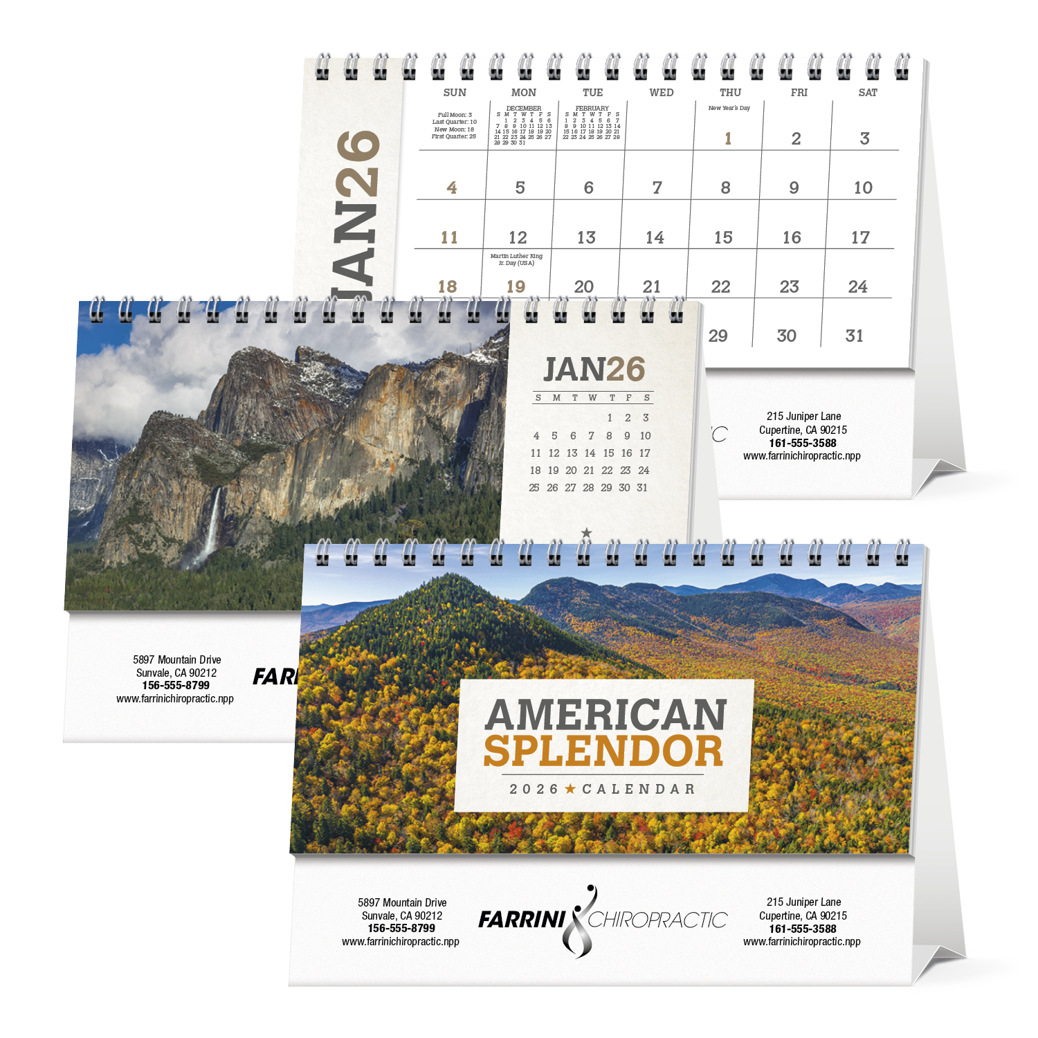 Triumph® Calendars American Splendor Desk Calendar 3