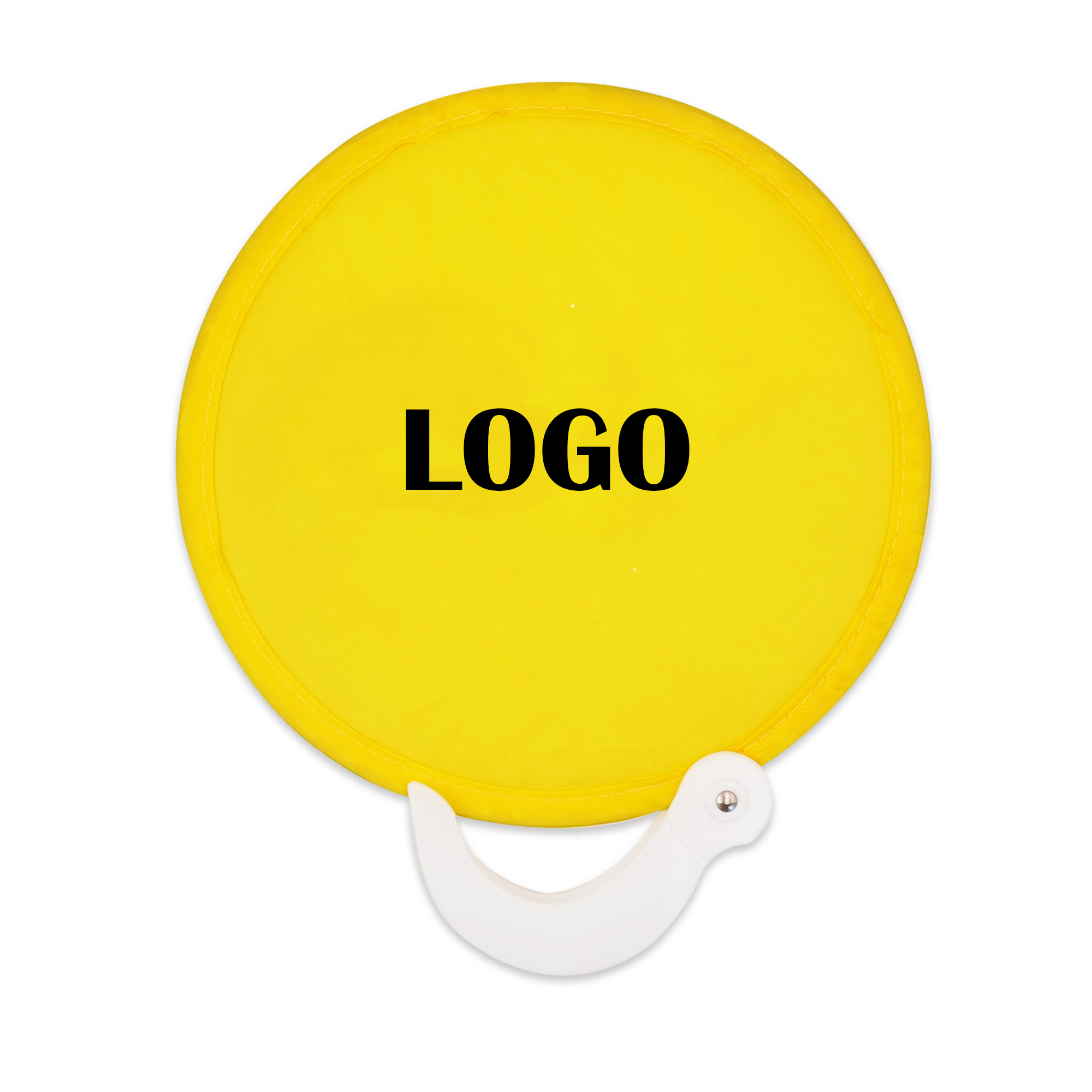 Portable Round Folding Fan With Handle 2