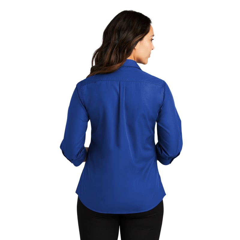 Port Authority Ladies 3/4-Sleeve Carefree Poplin Shirt. 25