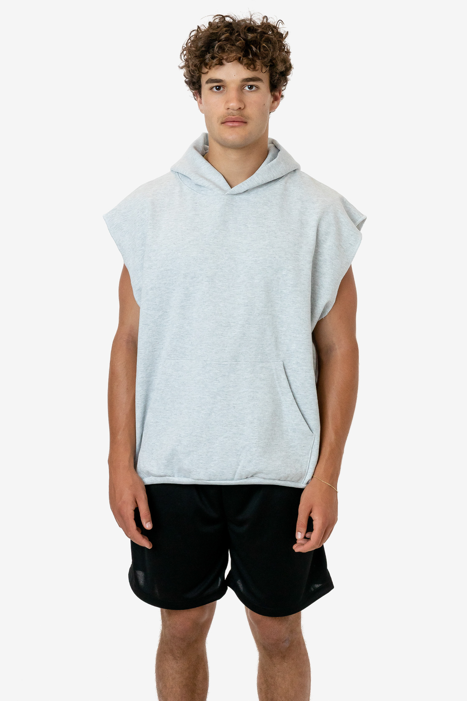 14 OZ SLEEVELESS HOOD PULLOVER 8