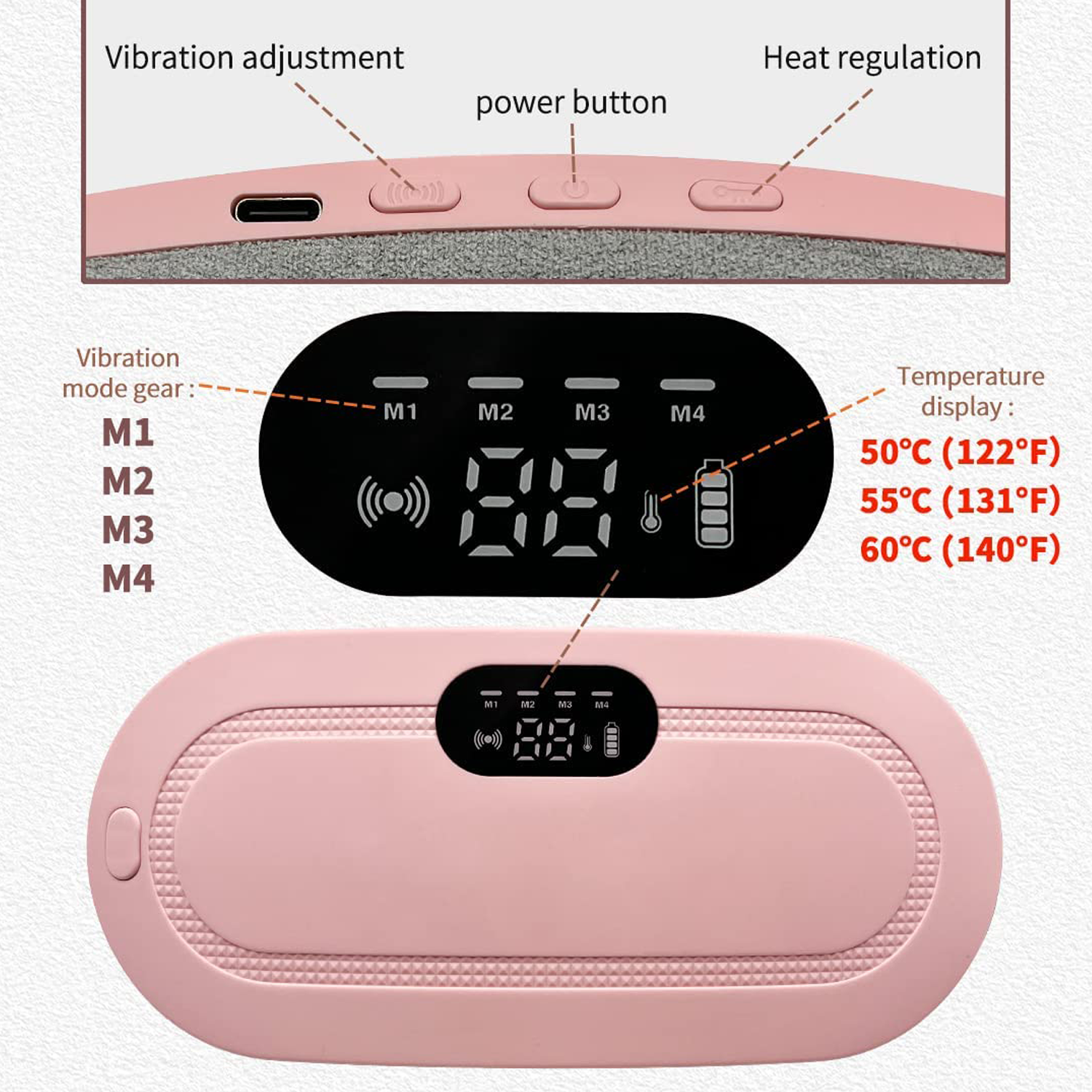 Heating Pad for Menstrual Cramps Relief Portable 6