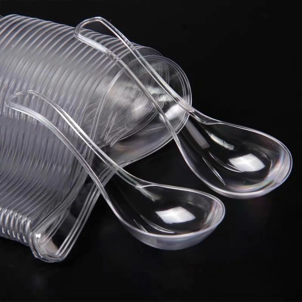 Clear Hard Plastic Spoon 2
