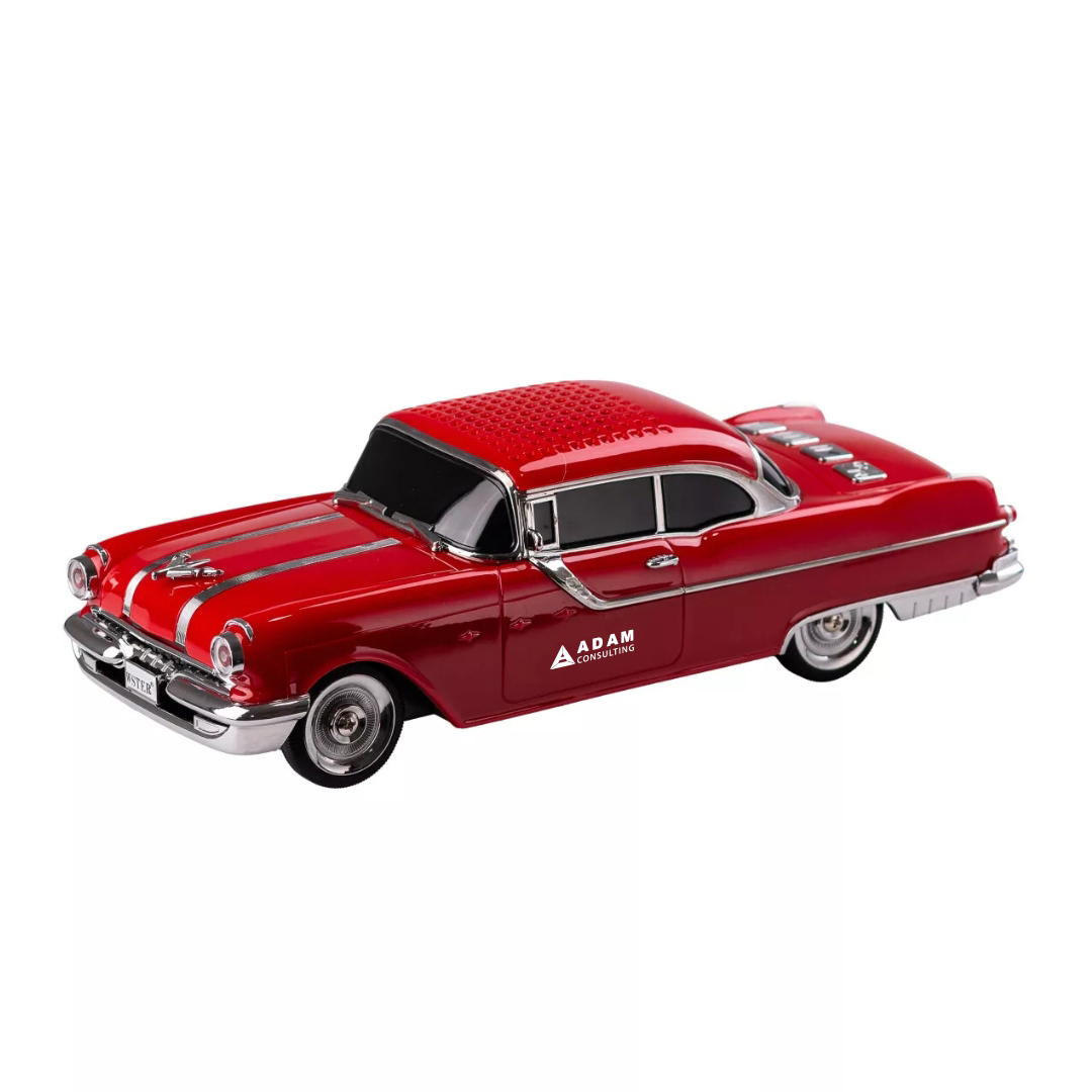 SonicWave Drive Vintage Car Bluetooth Speaker 8