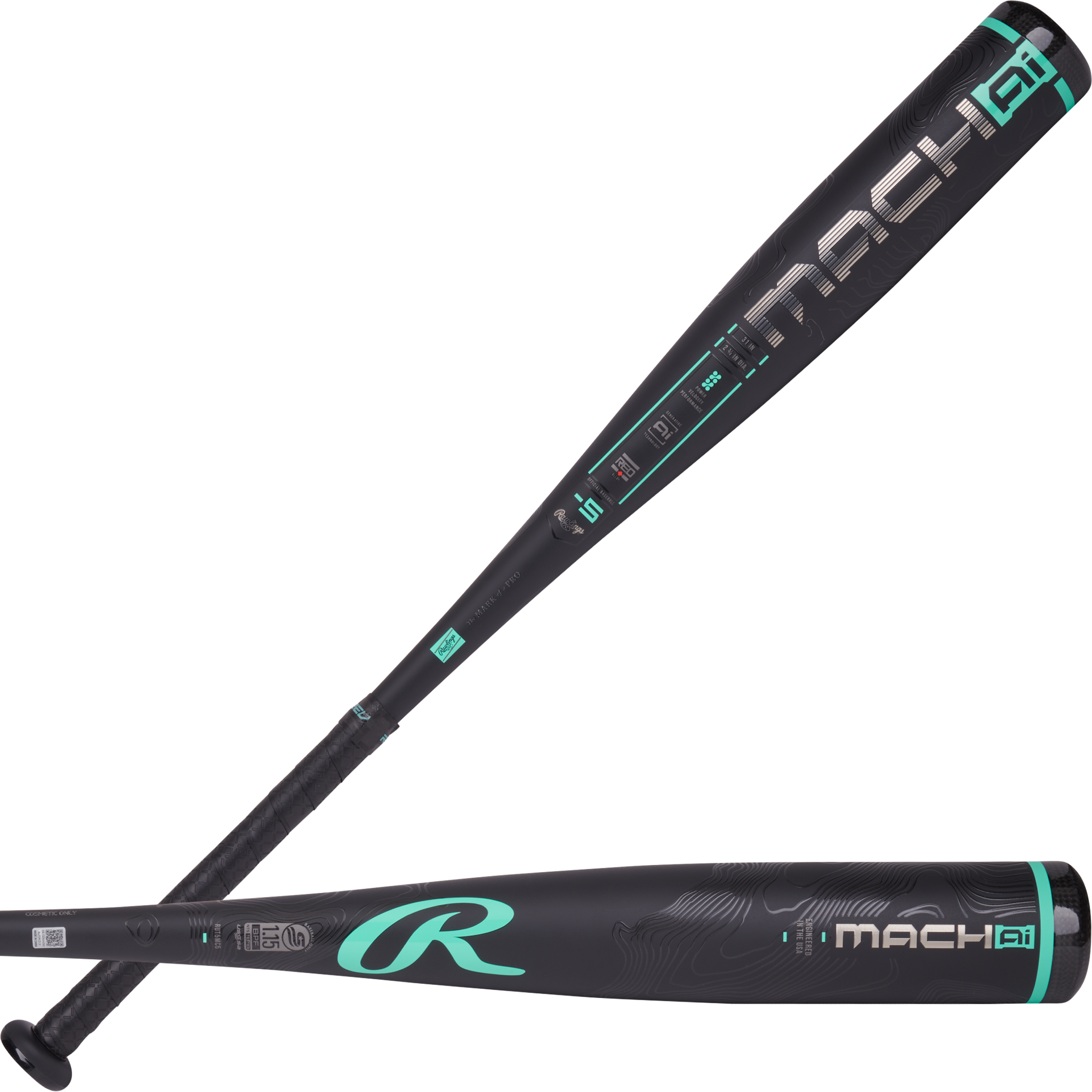 Rawlings Mach USSSA Bat, -5 1