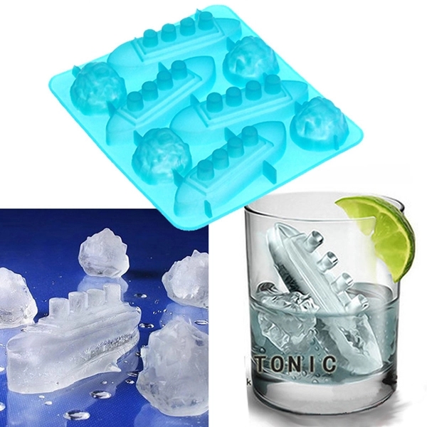 Silicone Titanic Ice Tray 7