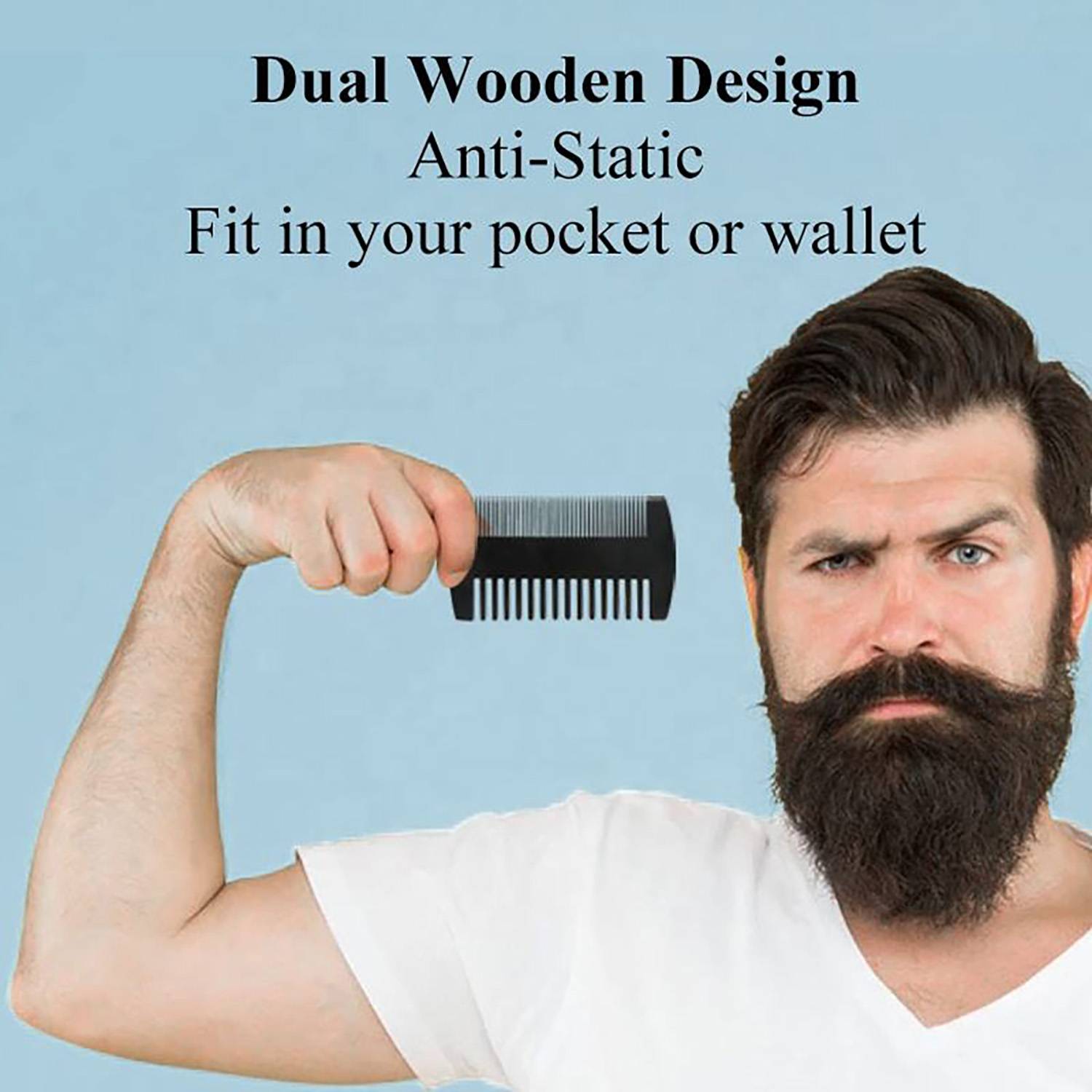 5PCS Men Grooming Beard Care Kit 7