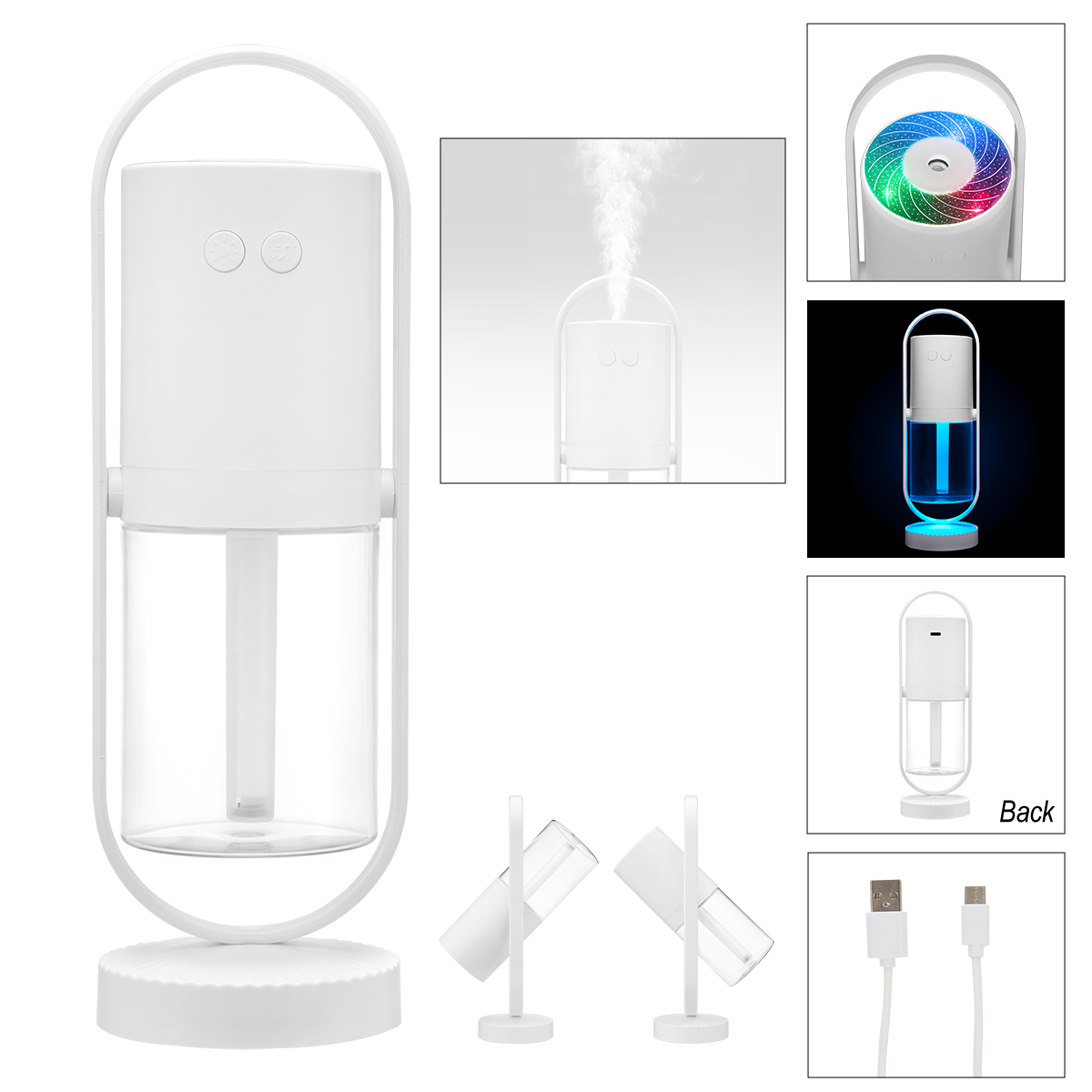 Rechargeable Rotating Light-Up Humidifier 2.0 6
