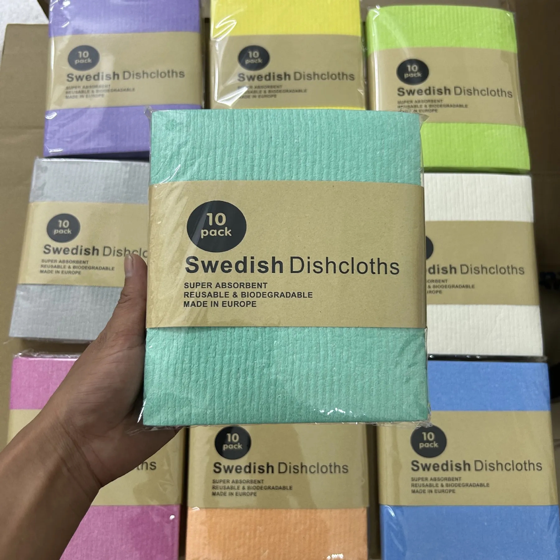 Solid Color Degradable Napkins Cloth 27