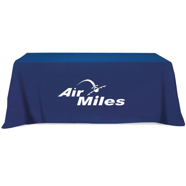 Flat 3-sided Table Cover - fits 8 foot standard table: Poly-Cotton 6