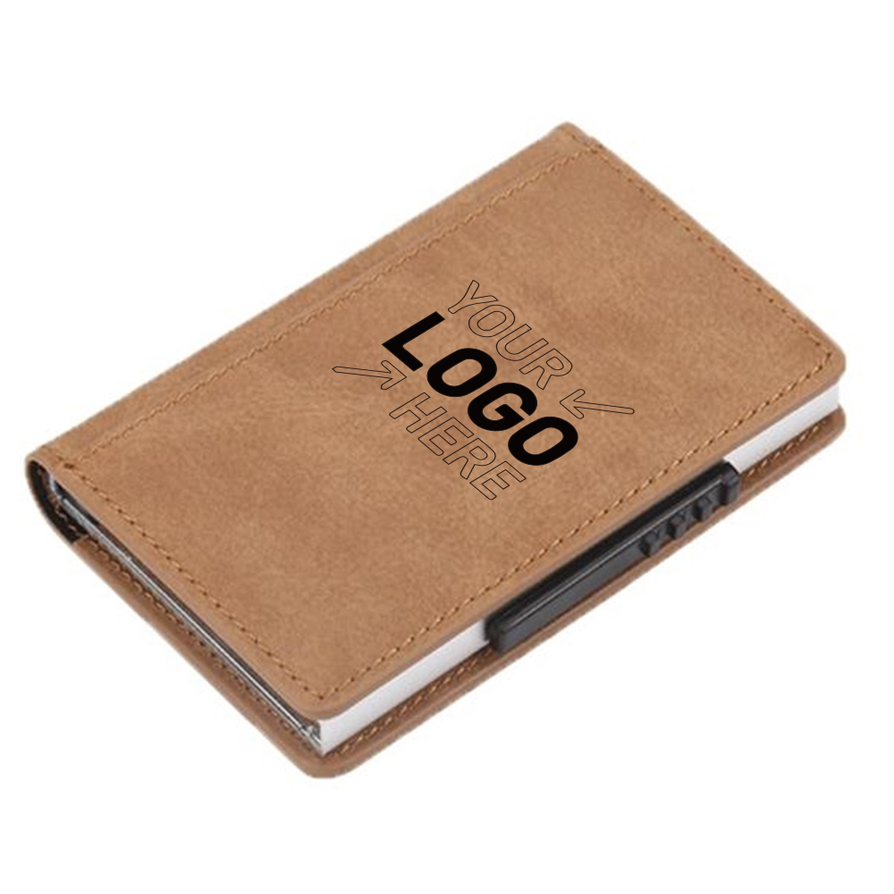 Skinny Minimal Thin Front Pocket RFID Wallet Card Holder 5