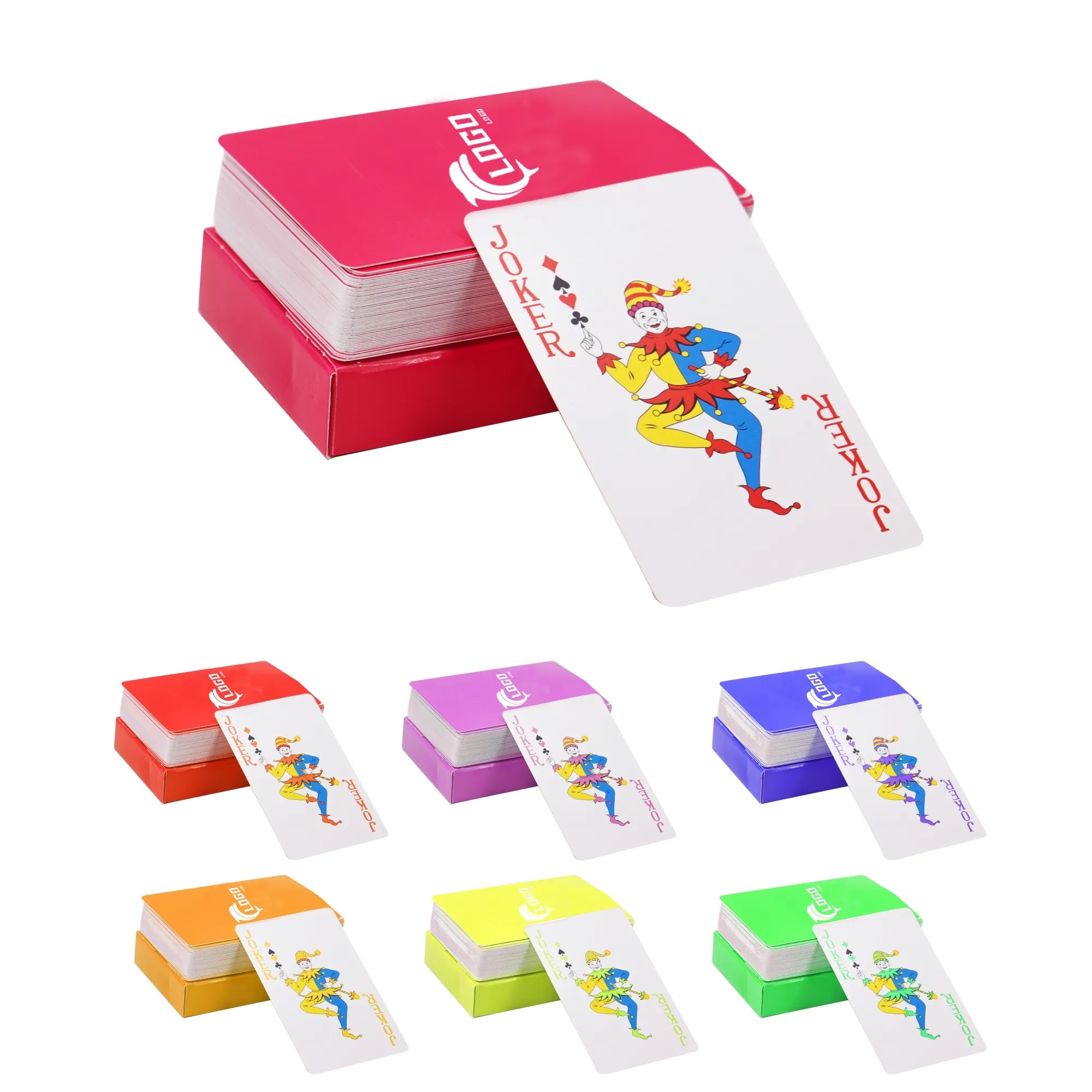 MOQ 100 Decks Full Color Standard Playing Cards 5