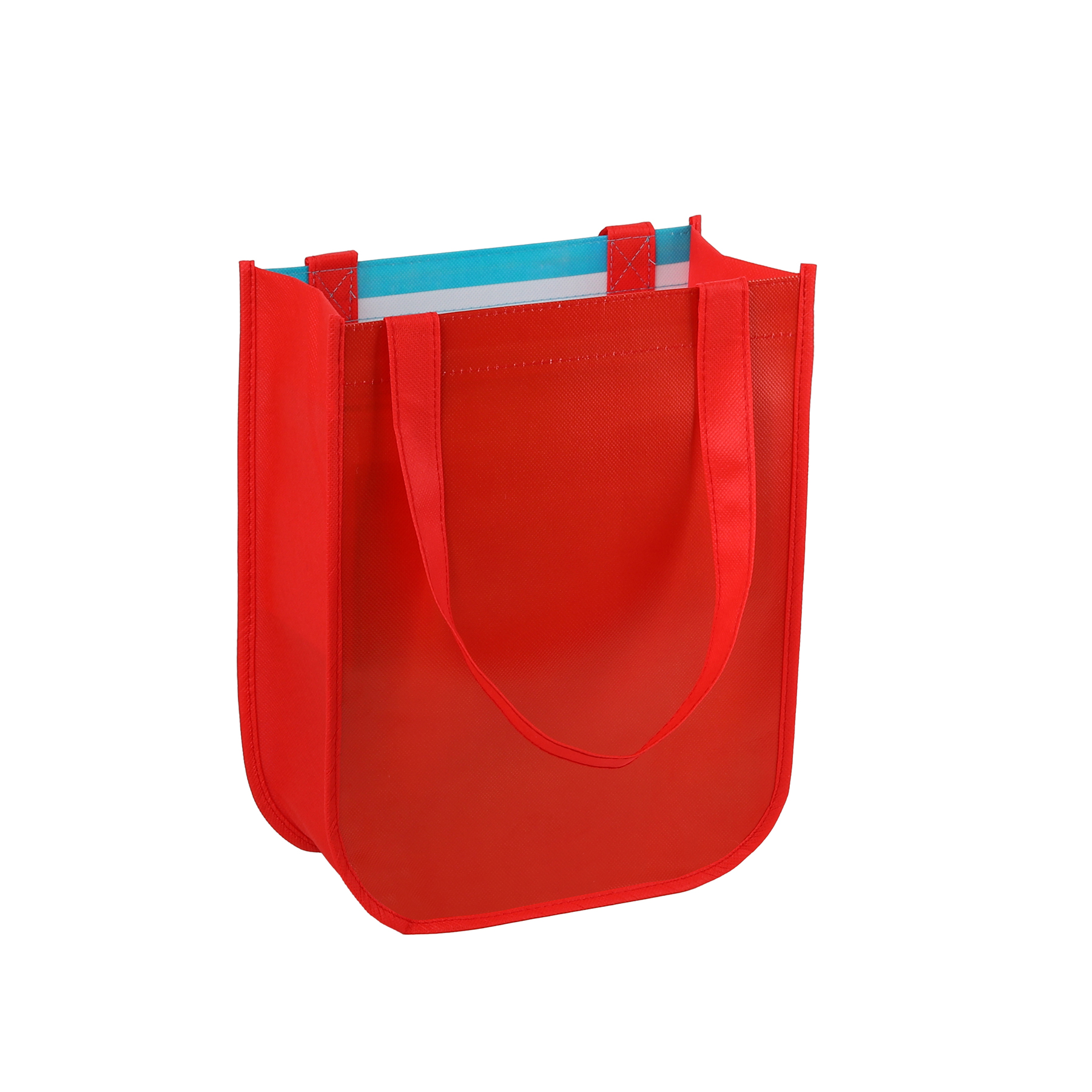 Small Laminated Curved Bottom Non-Woven Gift Bag - Ocean 4