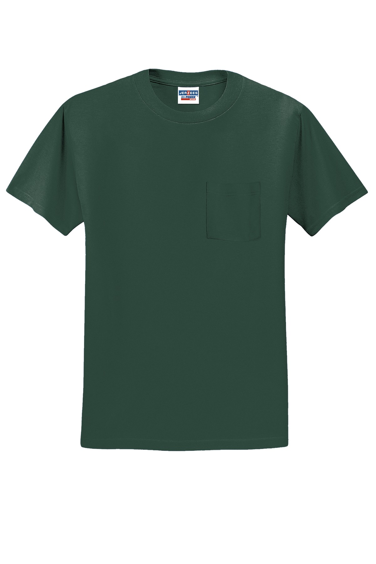 Jerzees - Dri-Power 50/50 Cotton/Poly Pocket T-Shirt. 29MP 26
