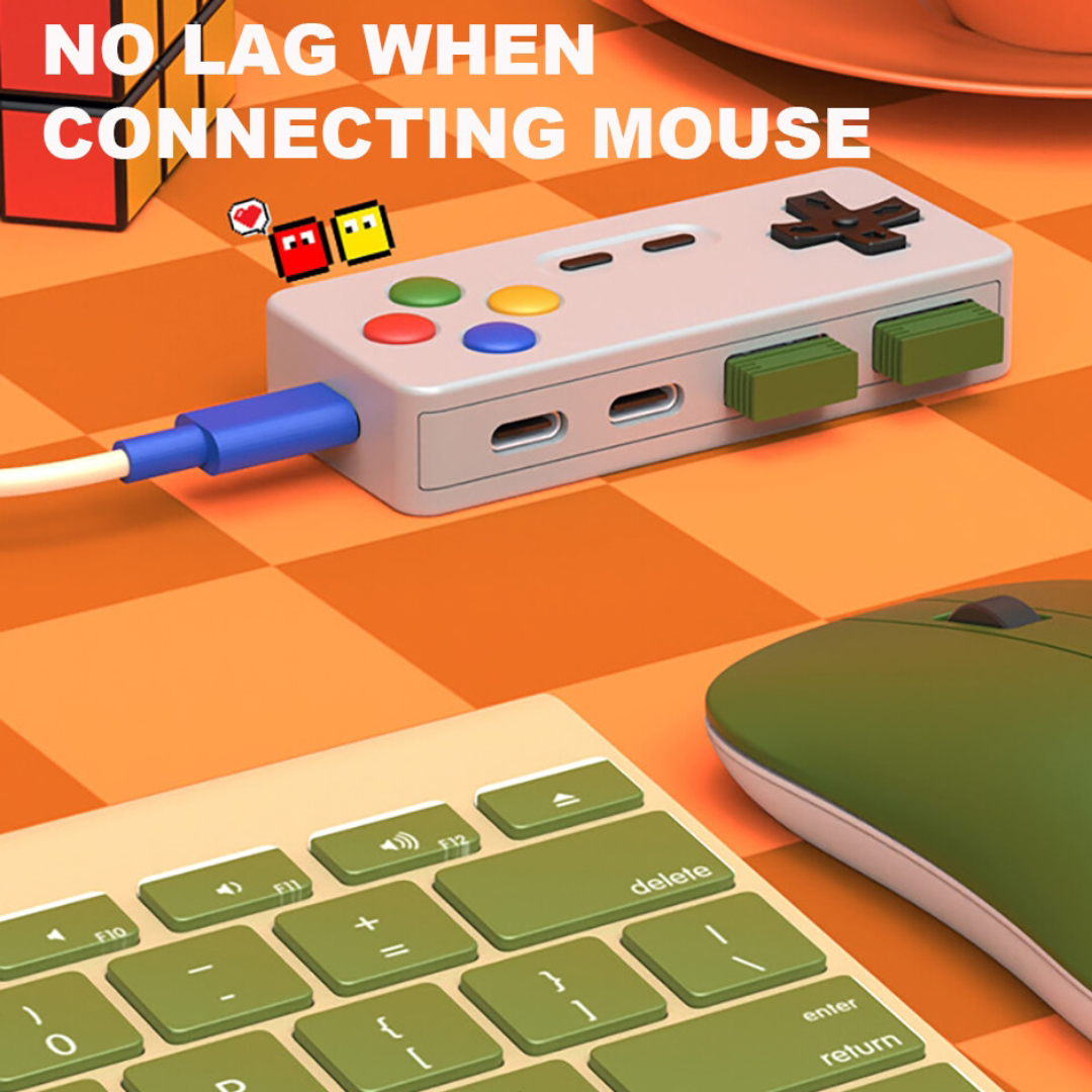 Custom Shaped PVC USB Hub - USB-A with Optional Type-C Upgrade 1