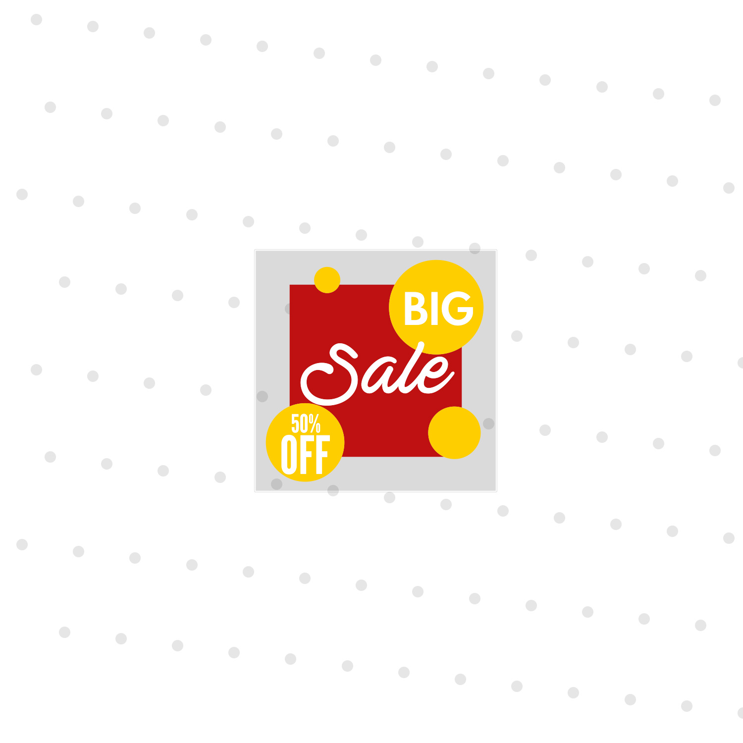 3" Square Window Cling 2
