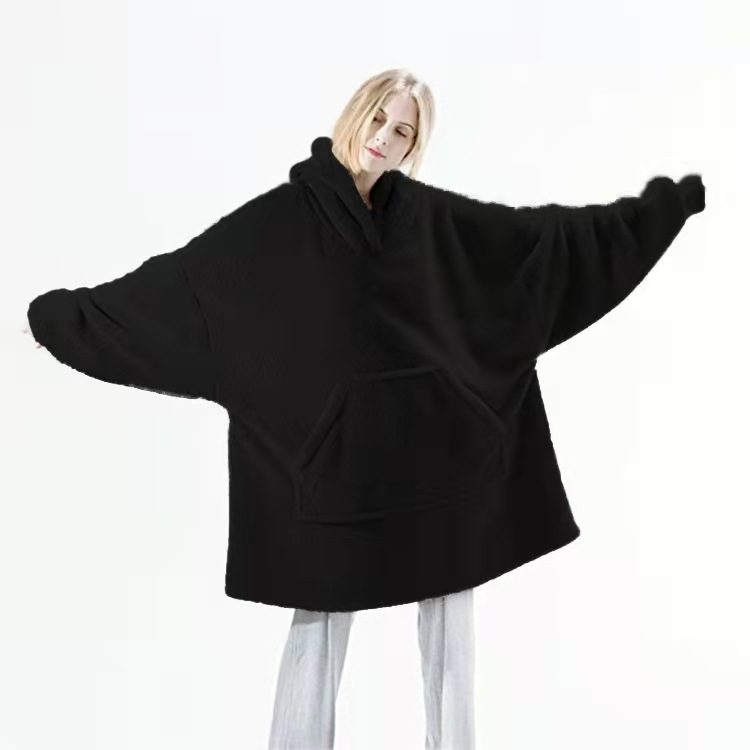 Oversized Wearable Blanket, custom hoodie or sweatshirt with logo imprint 2