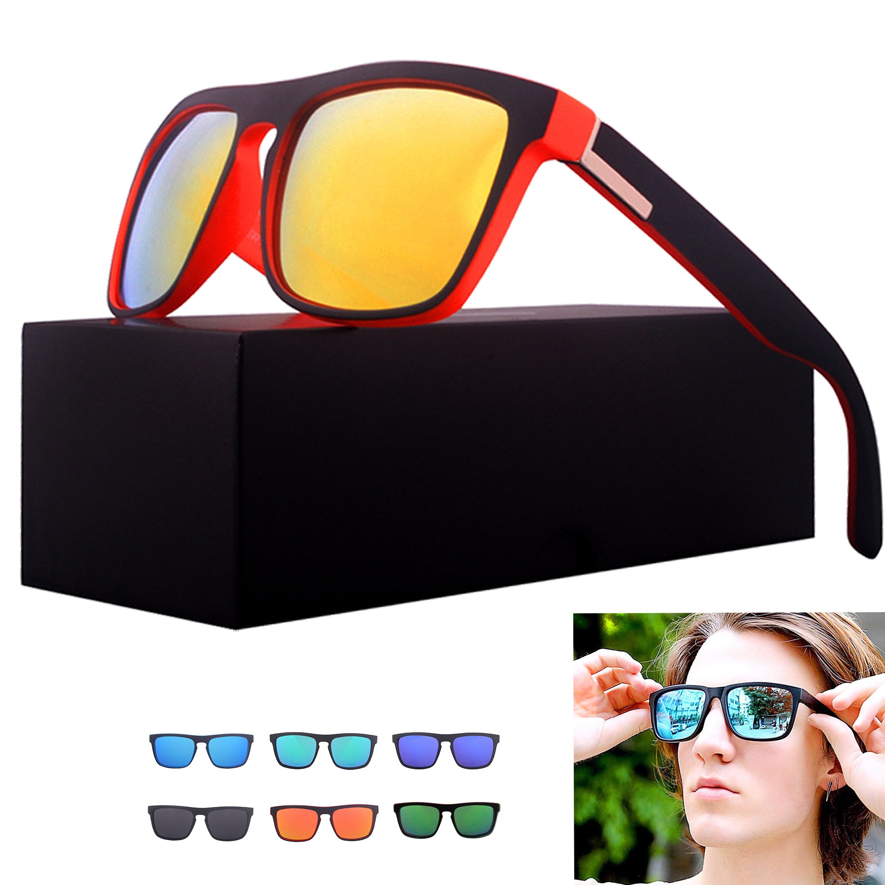Sports Polarized Sunglasses with Multiple Lens Colors 7