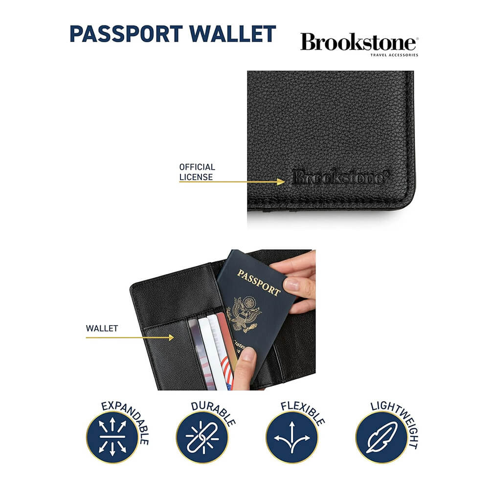 Brookstone RFID Passport Wallet 8