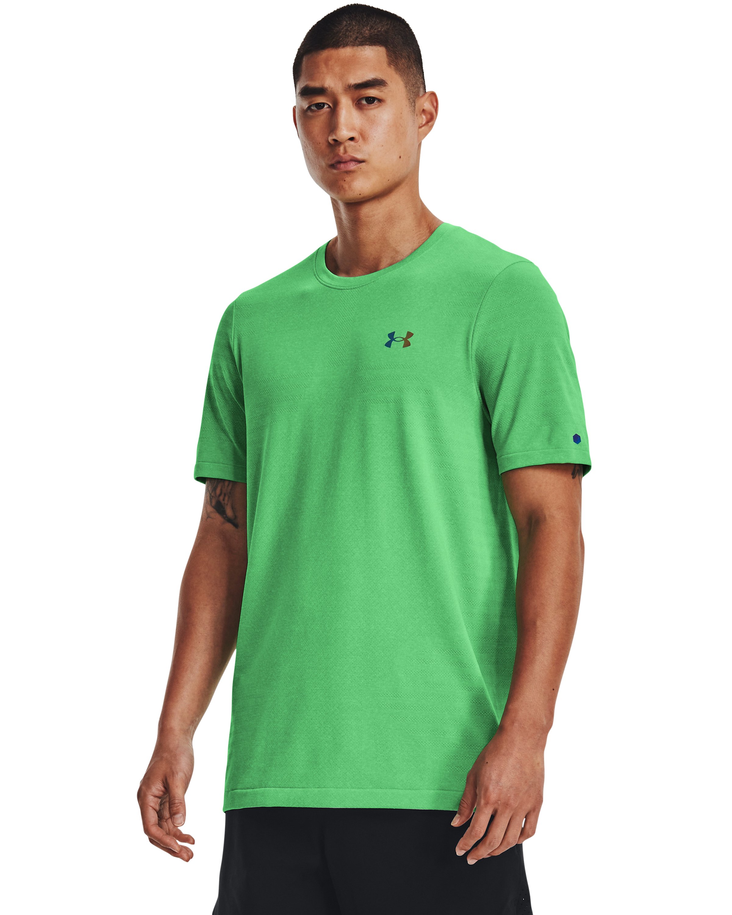 UA RUSH Seamless GeoSport Men's Short Sleeve 10