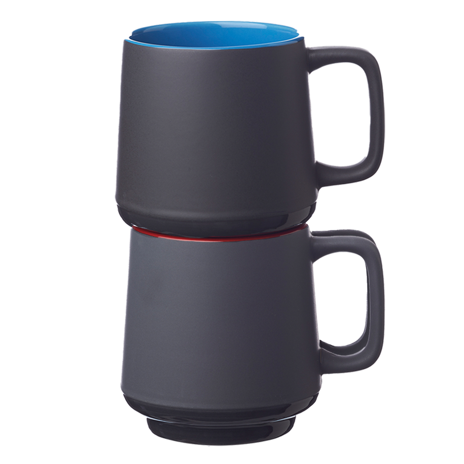Ceramic Mug with Stackable Design, 12 oz. 3