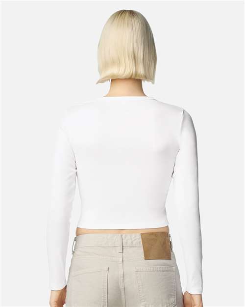 Women's Baby Rib Long Sleeve Fitted Tee - BR2107 30