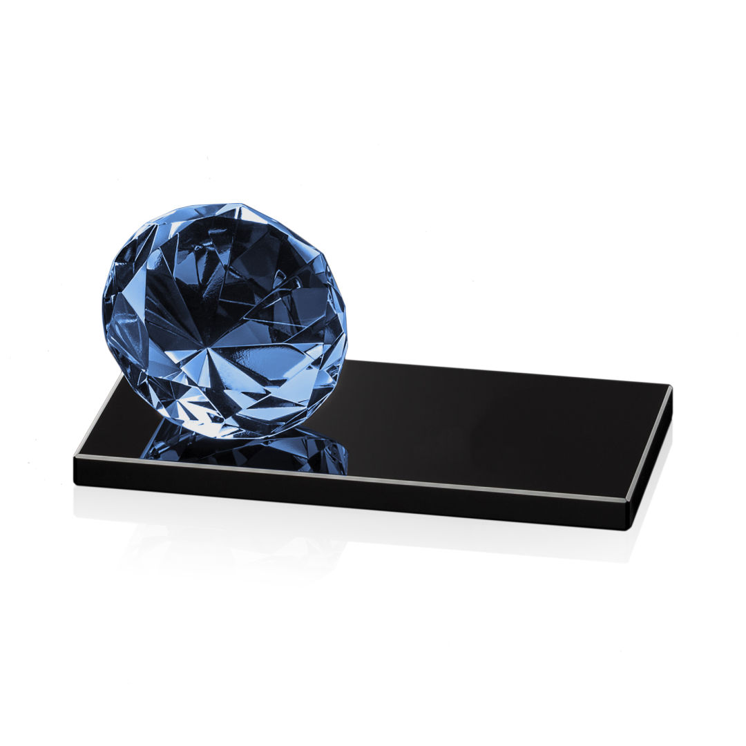 Gemstone Award on Black - Sapphire 9