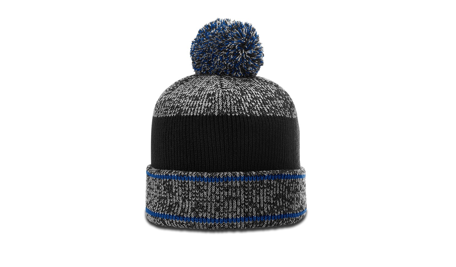 Heather Beanie with Cuff & Pom 9