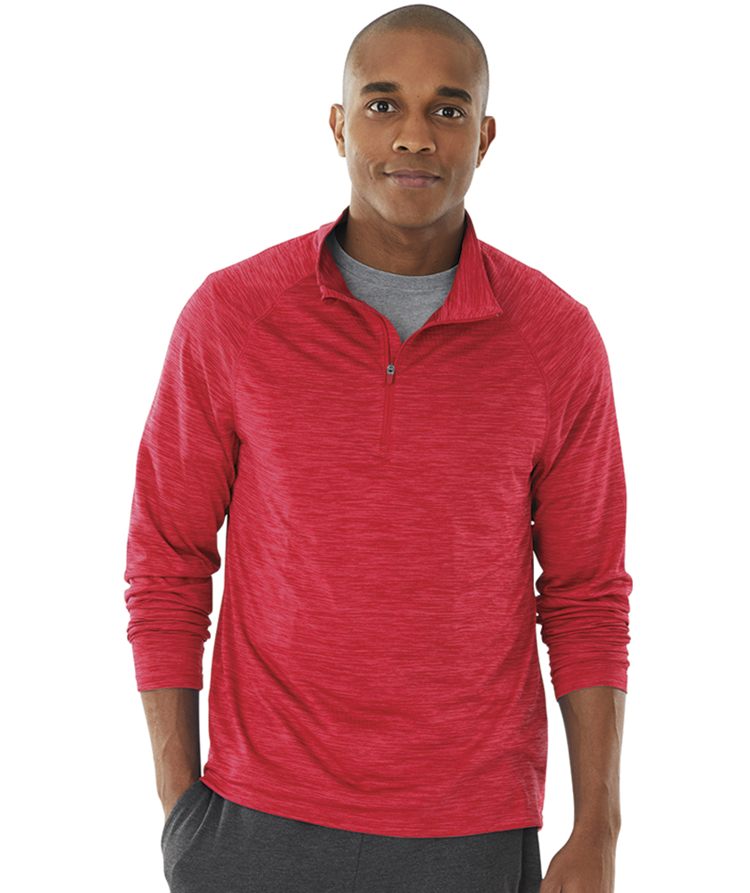 Men's Space Dye Performance Pullover 19