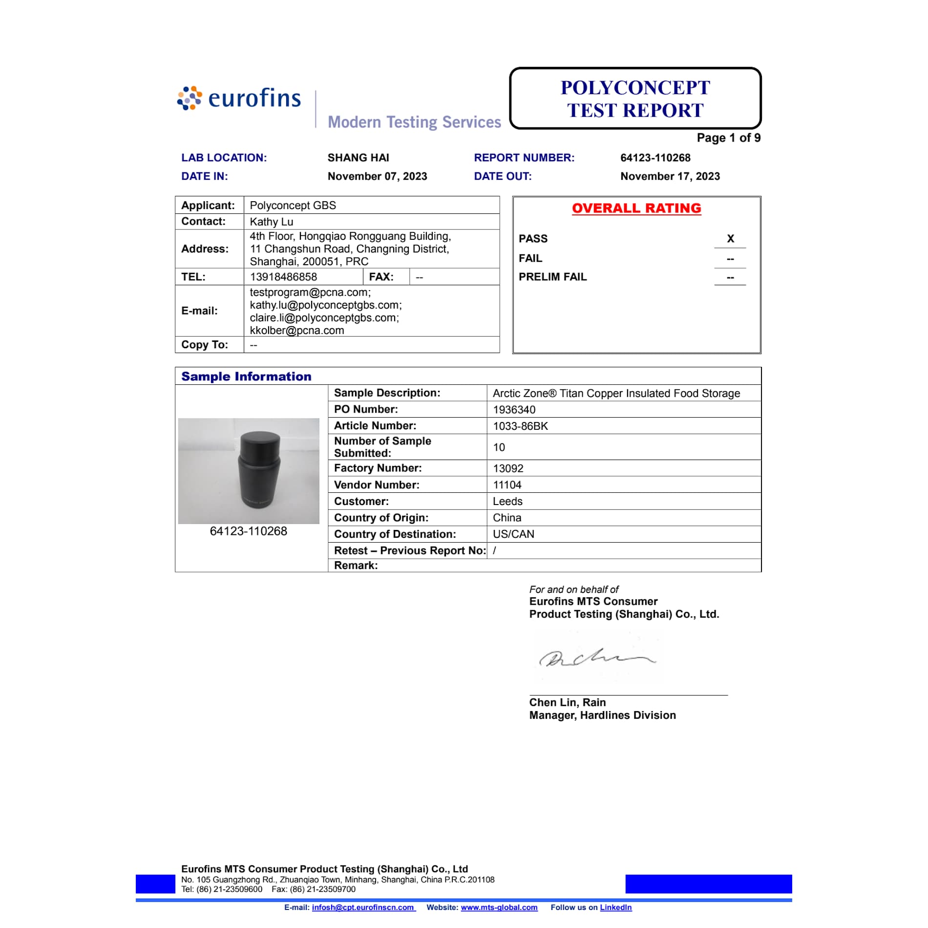 Arctic Zone® Titan Copper Insulated Food Storage 1