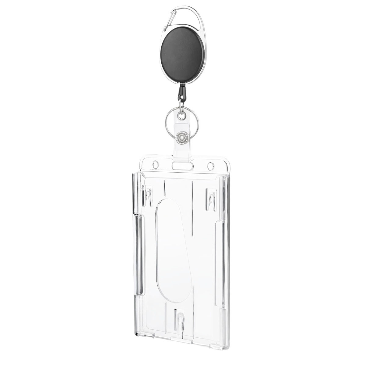 ID Card Holders Set with Clip 2