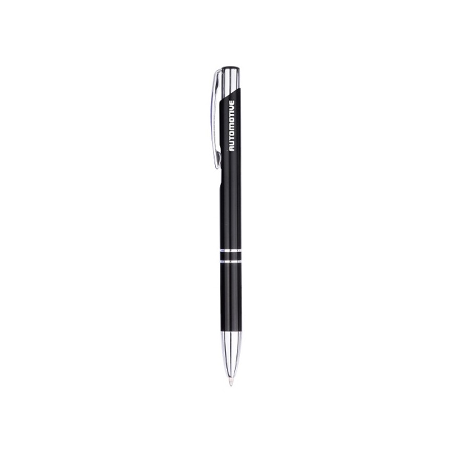 Executive Quality Ballpoint Pen w/Reflective Aluminum Barrel 3