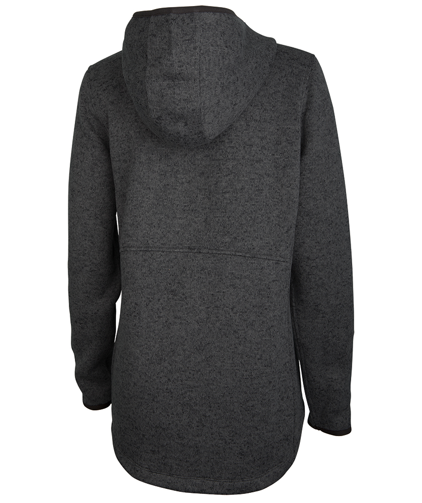 Women's Heathered Fleece Quarter Zip Hoodie