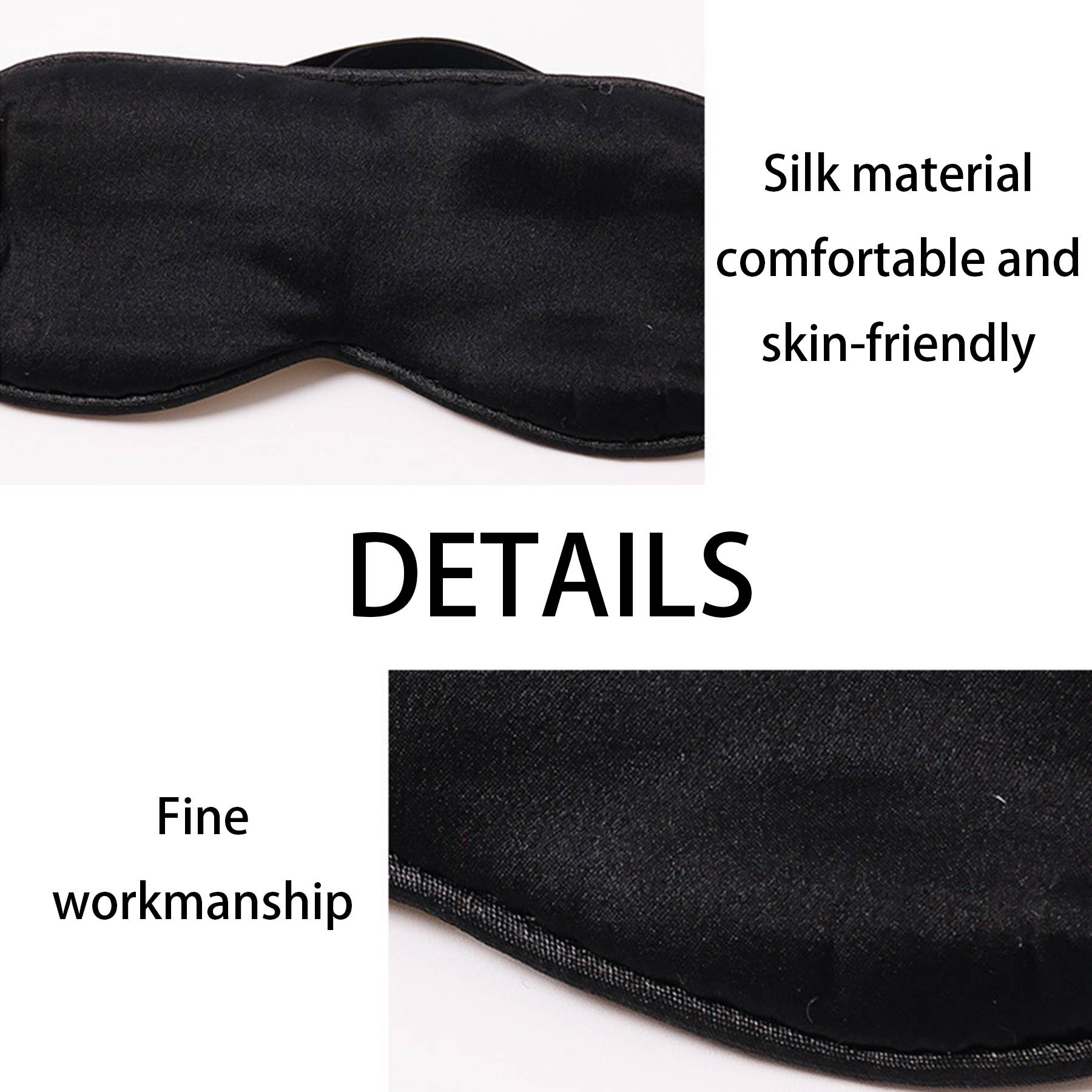 Silk sleep breathable eye mask 6